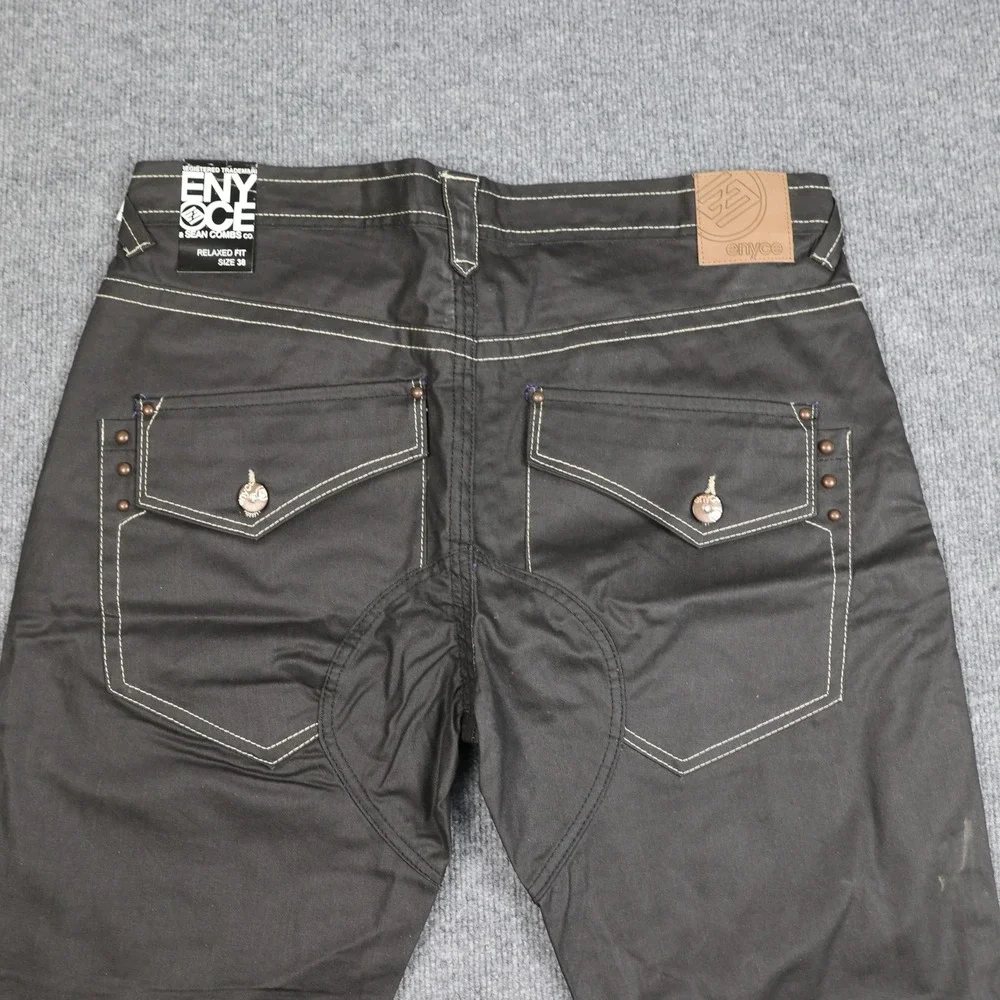 Enyce Jeans‎ Mens 38x32 Chocolate Brown Relaxed Fit 100% Cotton Sean Combs